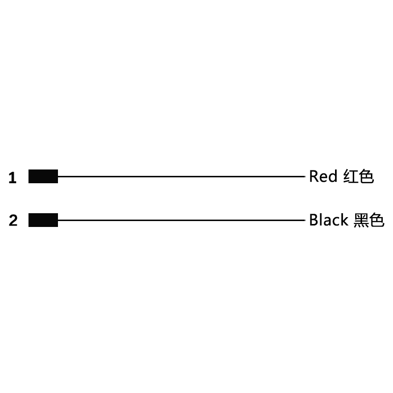 M16 2pins A code male right angle molded cable,unshielded,PVC,-40°C~+105°C,18AWG 0.75mm²,brass with nickel plated screw